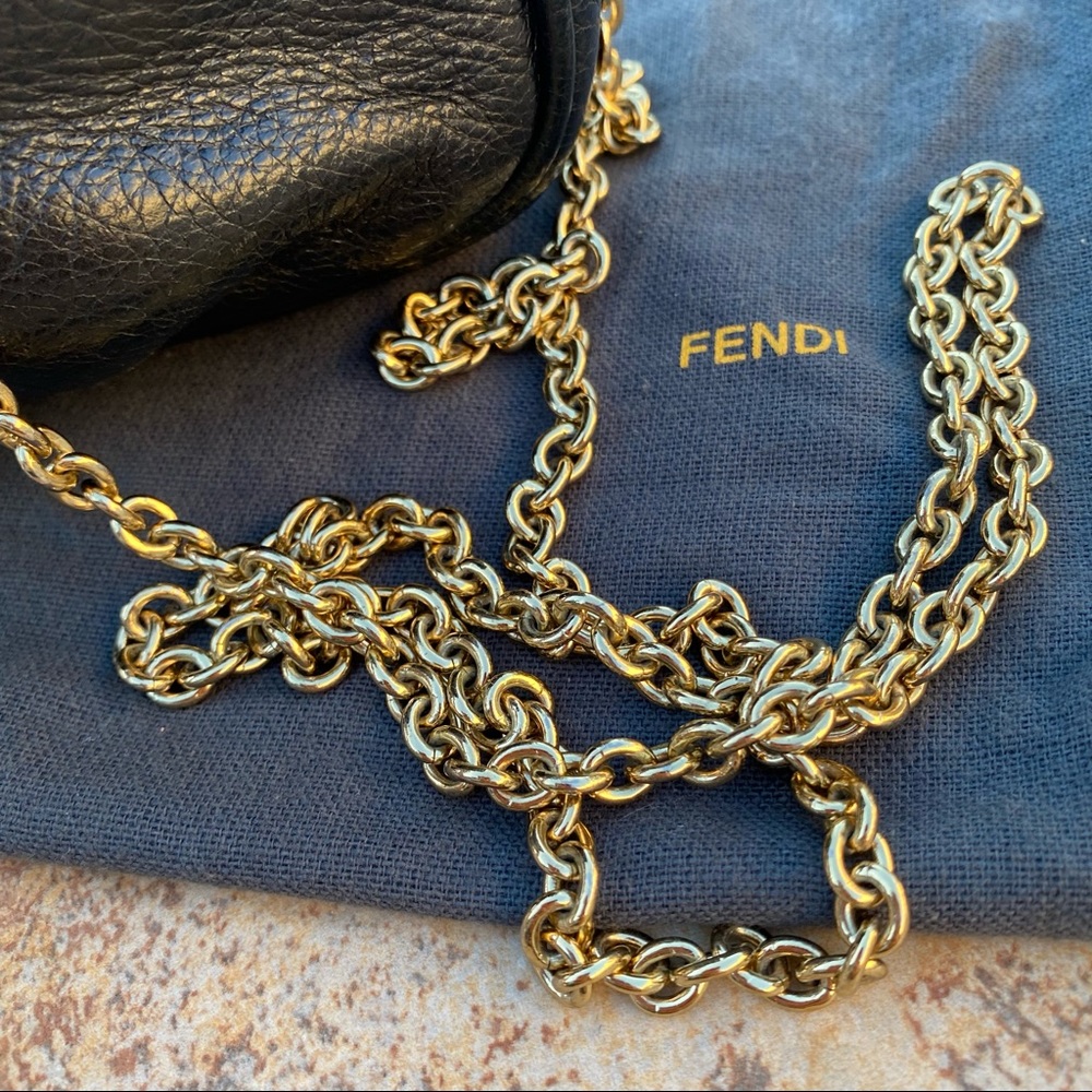 SOLD Fendi Fendista Pochette Leather Crossbody Bag - Picture 12 of 16